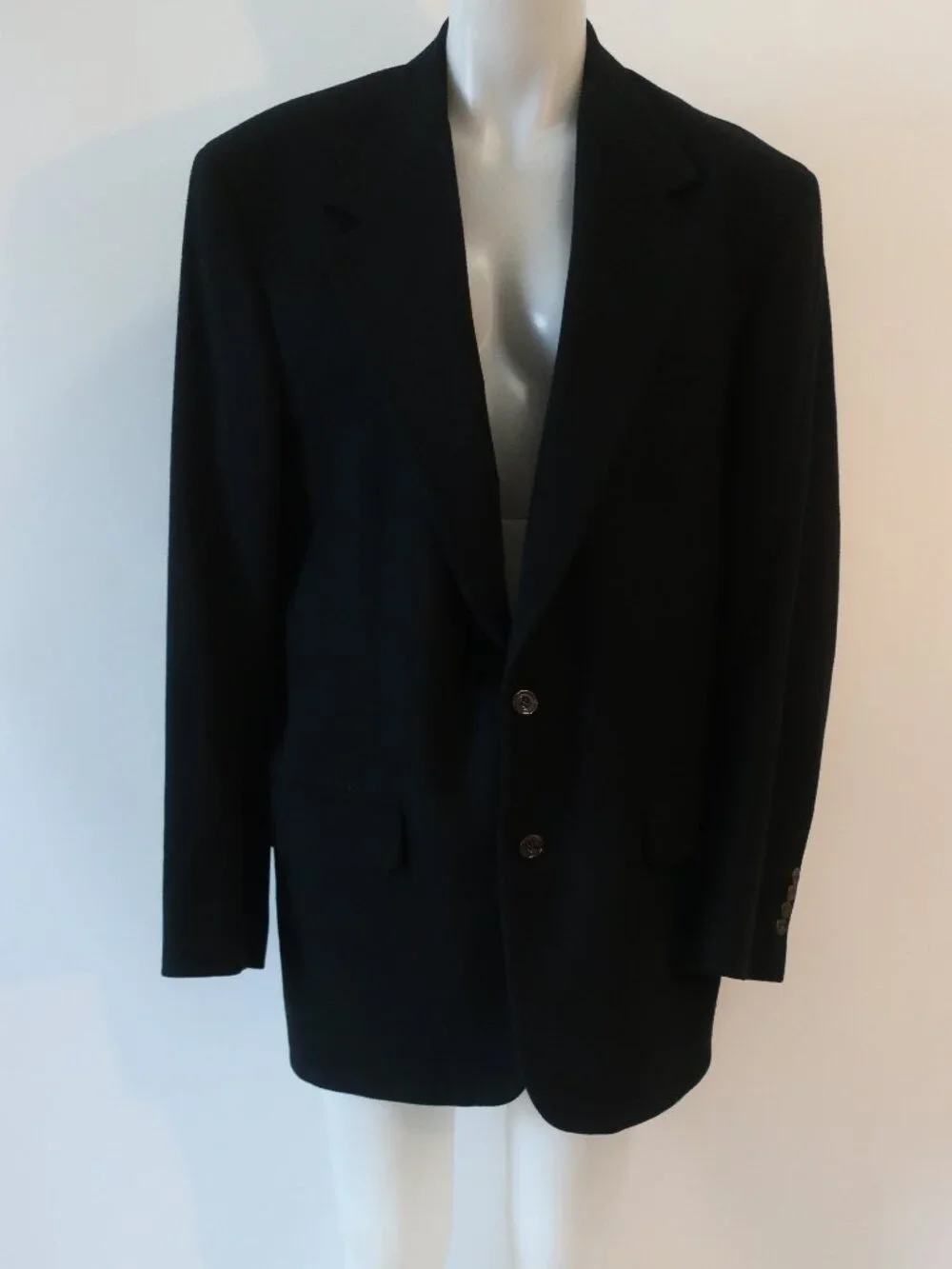 Mens Peterborough x Bloomingdale's Navy (Item-15) Pure Cashmere Sport Coat 42R